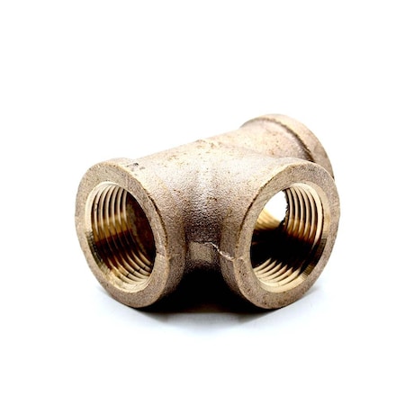 Thrifco Plumbing 1-1/2 Inch Brass Tee 5317069
